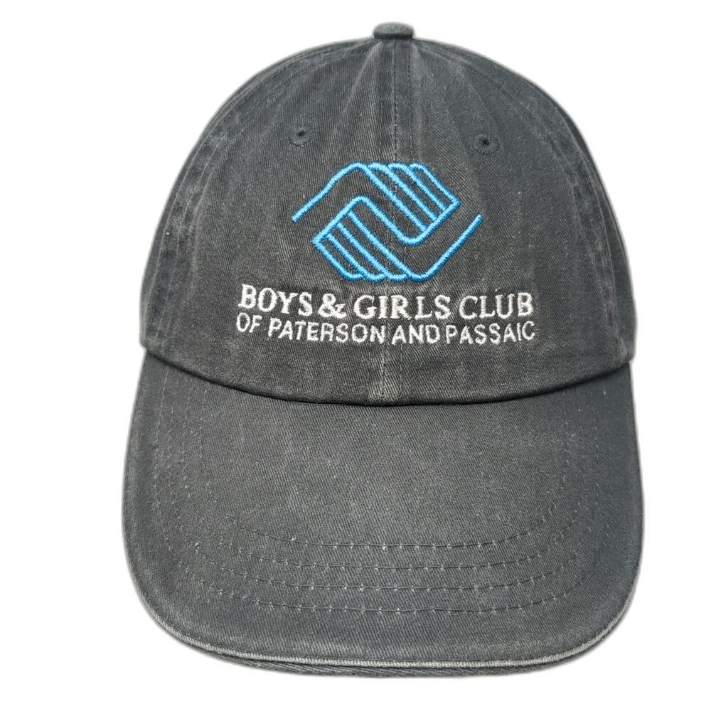 Anvil Baseball Cap Gray One Size Embroidered Boys & Girls Club Paterson Passaic